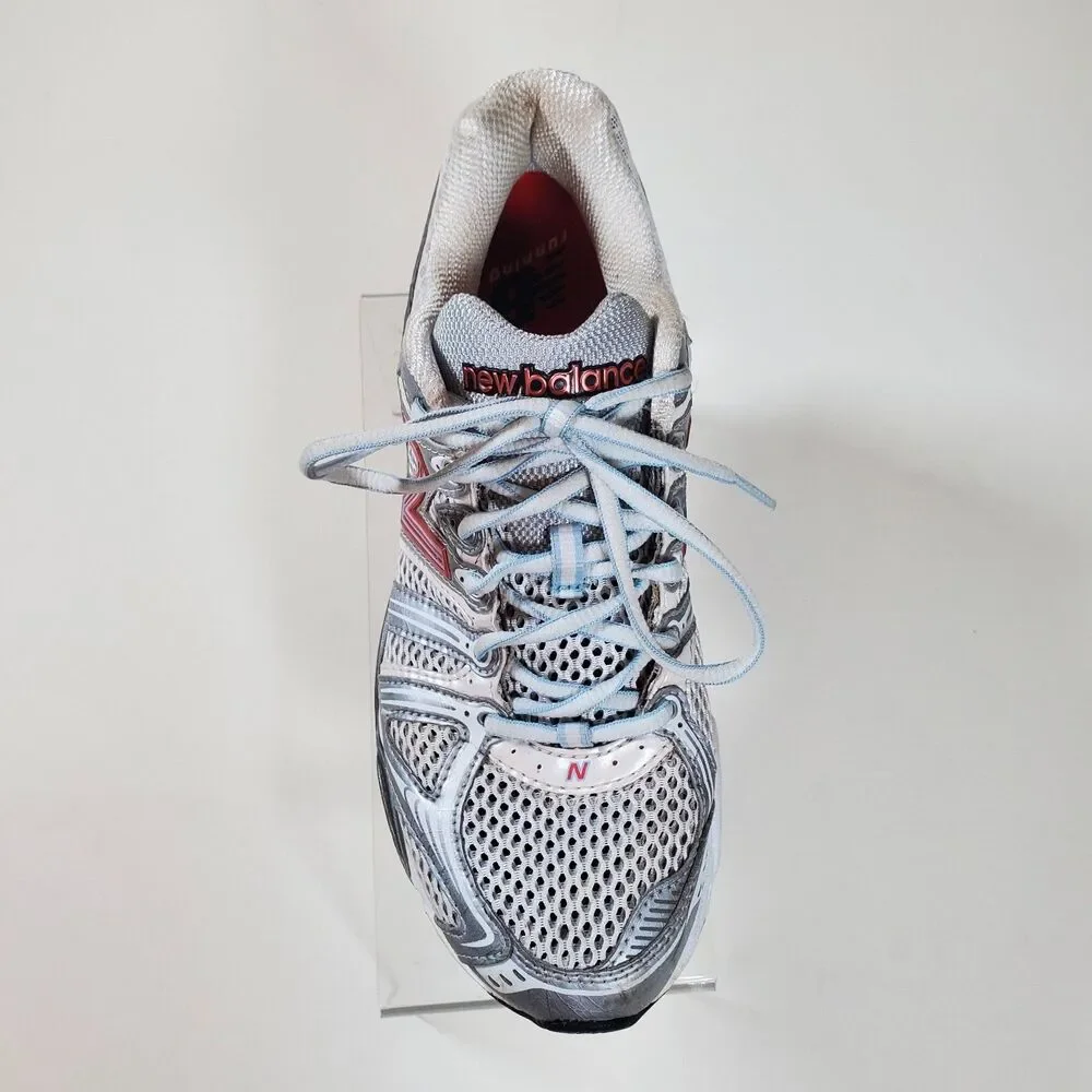 New Balance Women's Size 7.5 Sneakers Silver Red White 1080 N-ergy Running Gym